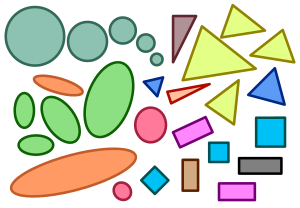 Similar geometric shapes