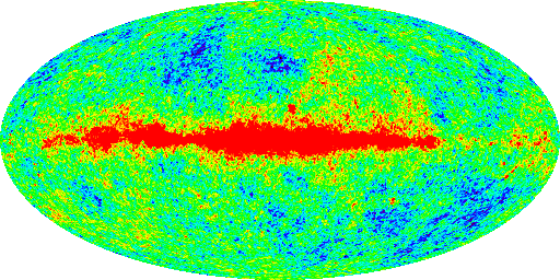 Map of the Cosmic Microwave Background radiation across the whole sky